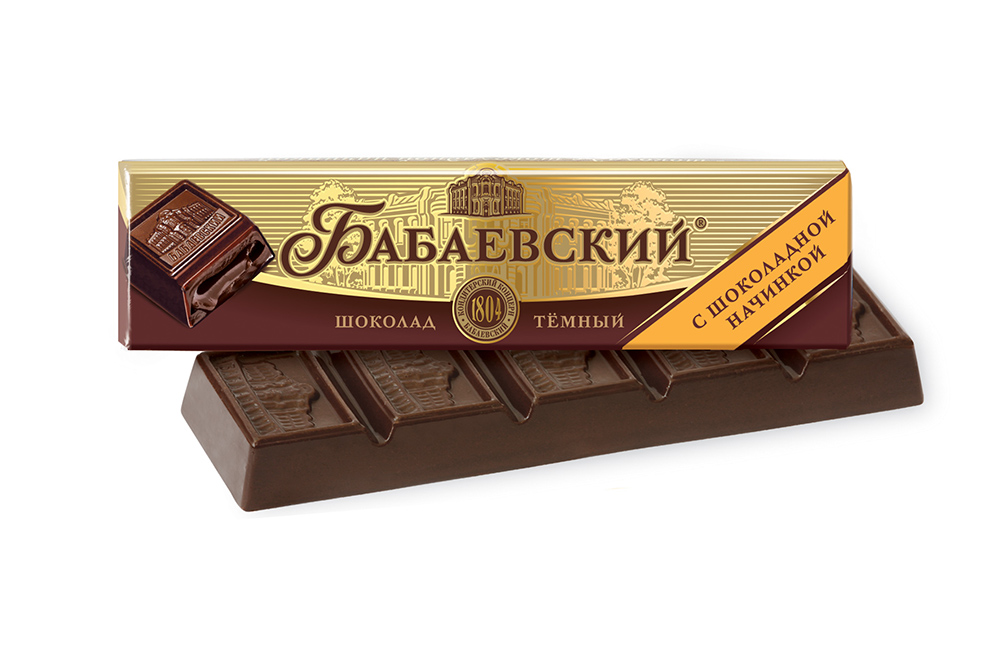 Шоколад Бабаевский шоколадная начинка 50г
